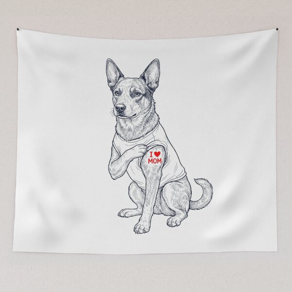 Item preview, Vintage Texas Heeler Mom Tattoo Dog Lover designed and sold by TerryConnells.