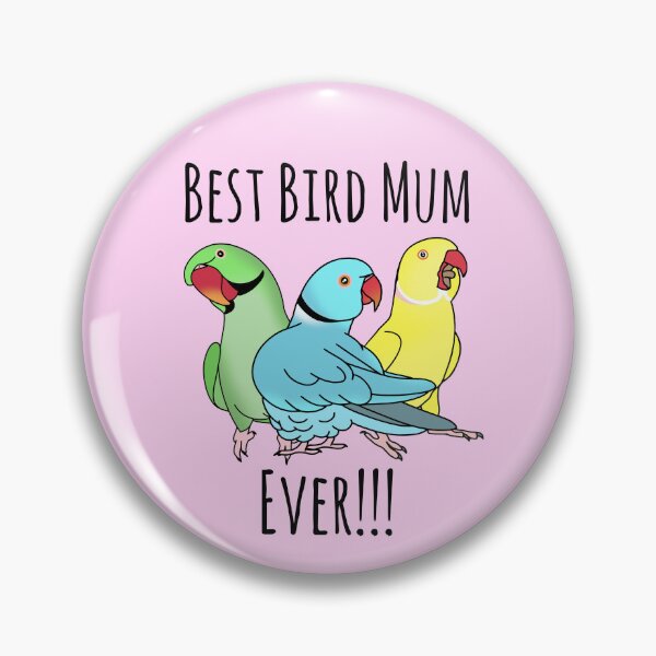 Item preview, Best Bird Mum ever! Indian ringneck doodle designed and sold by FandomizedRose.