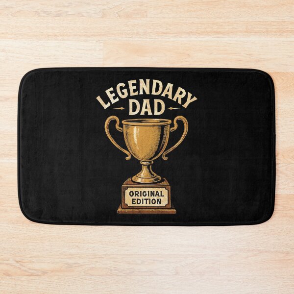 Item preview, Legendary Dad – Retro Trophy Original Edition designed and sold by Pineapple-Tree.