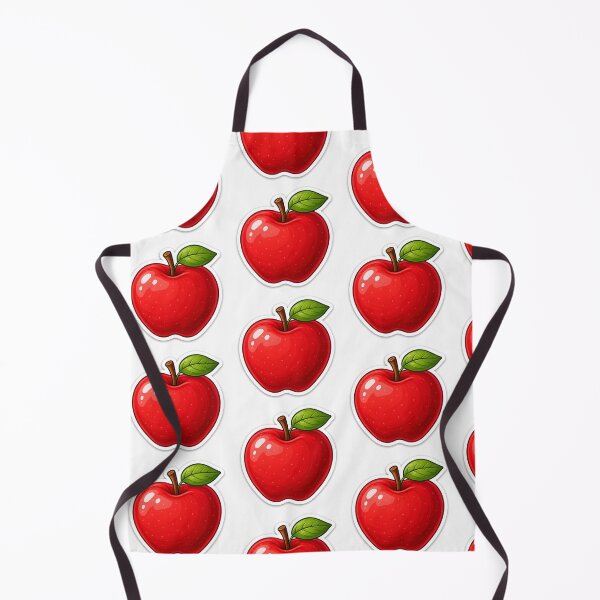 Item preview, Cute Red Apple Fruit Sticker Glossy Aesthetic Design designed and sold by Ishratparween11.