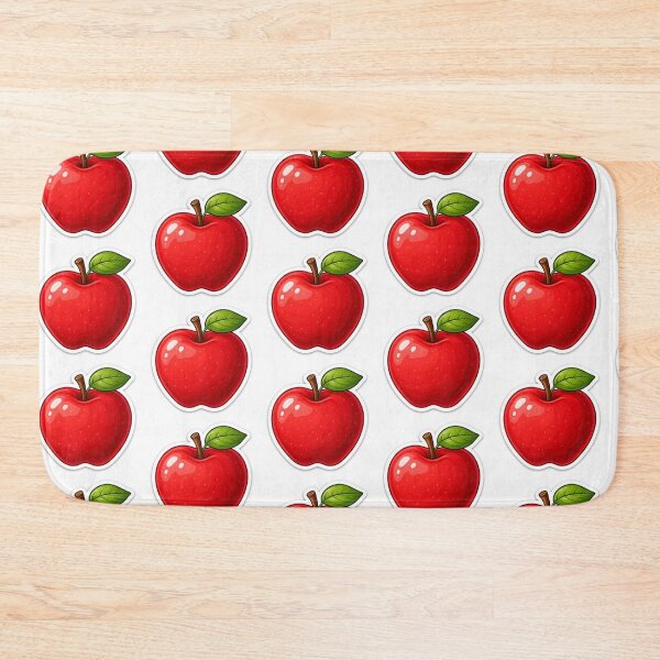Item preview, Cute Red Apple Fruit Sticker Glossy Aesthetic Design designed and sold by Ishratparween11.
