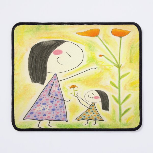 Item preview, Mother and Child with Flowers designed and sold by Ameljor Designs.