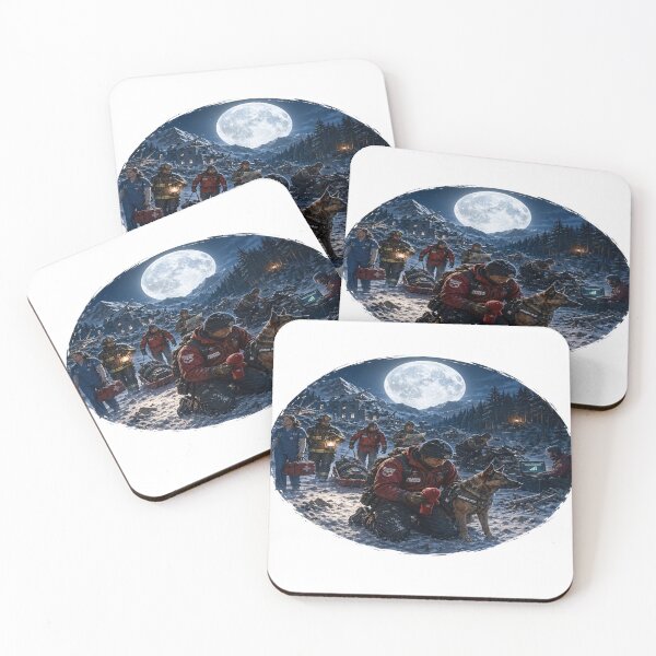 Item preview, Moonlit Campfire Riders designed and sold by InkNovaLab.