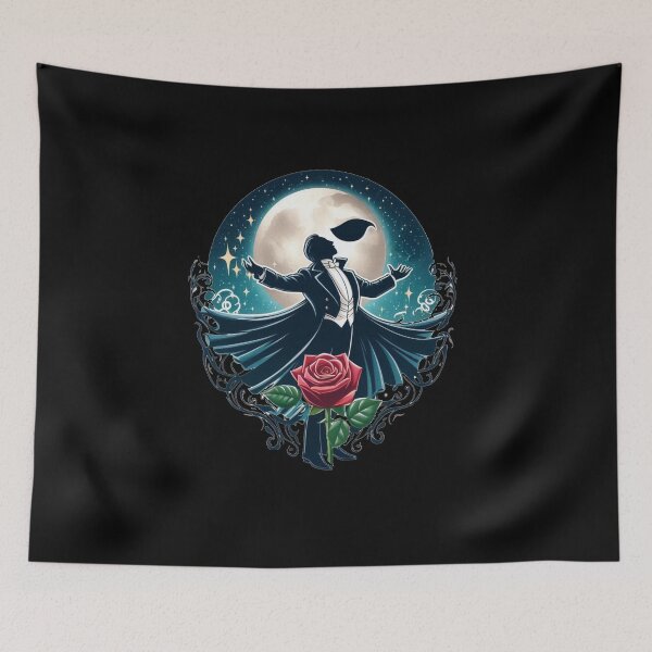 Item preview, Phantom of the Opera Moon and Roses designed and sold by NerdiPop.