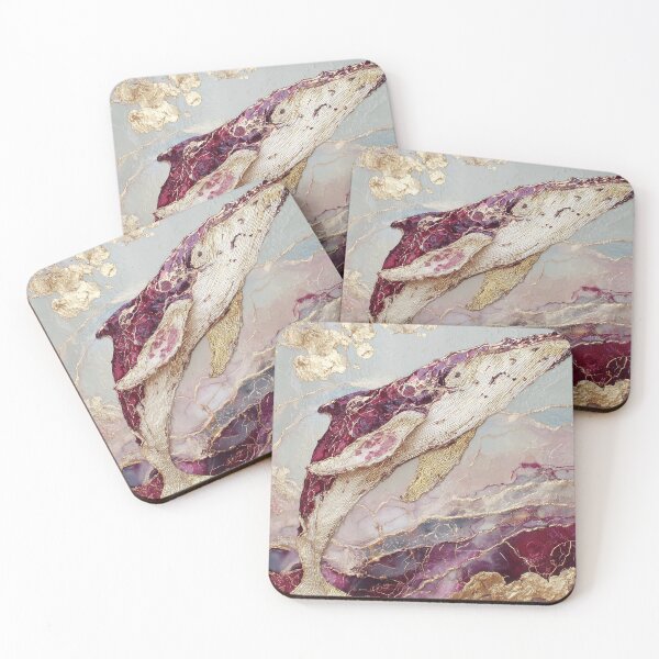 Item preview, Majestic Whale in Abstract Waters designed and sold by lautir.