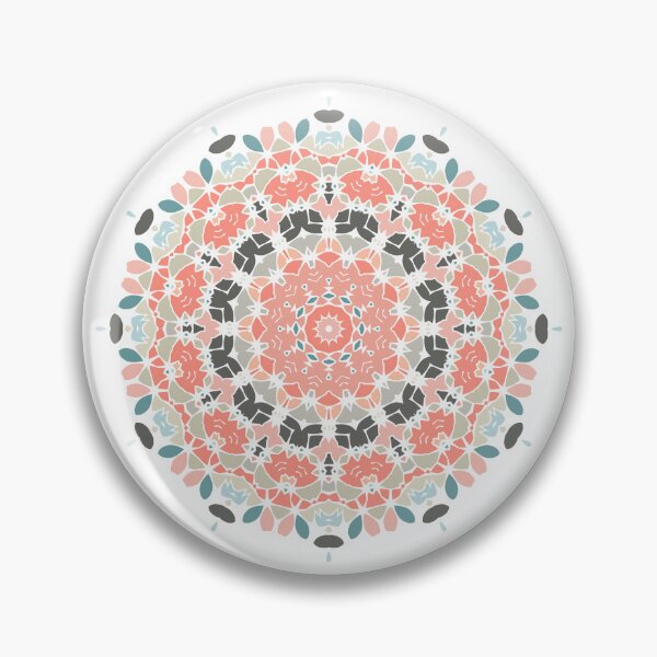 Item preview, Mandala Flower Artwork 04 Nordic Color 01 designed and sold by Stefanie Boike.
