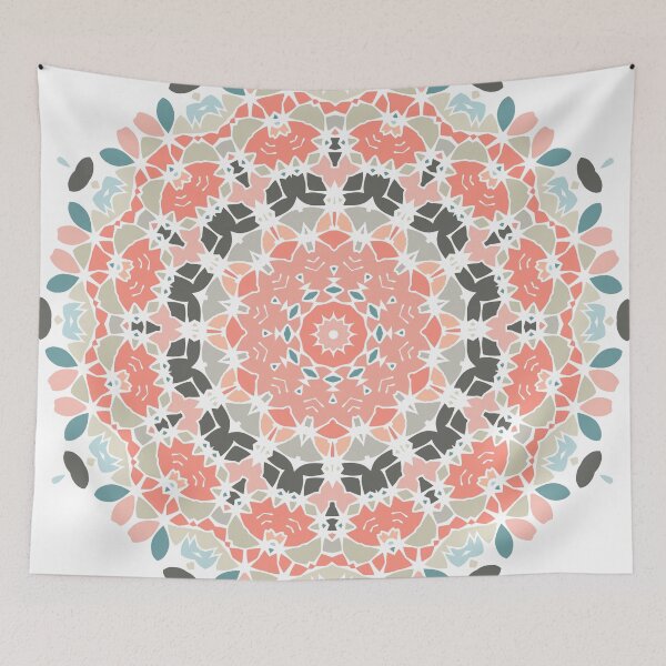 Item preview, Mandala Flower Artwork 04 Nordic Color 01 designed and sold by Stefanie Boike.