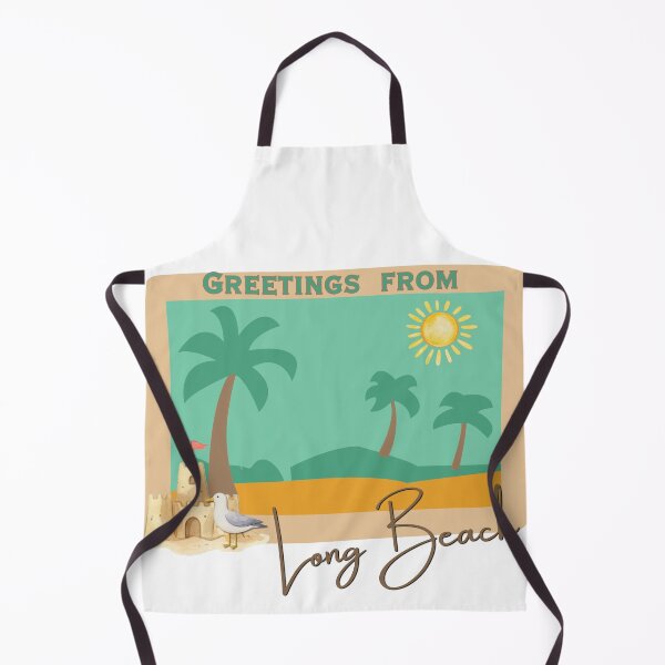 Item preview, Greetings From Long Beach California — Retro Vintage Beach Postcard Design designed and sold by DonnaRaine.
