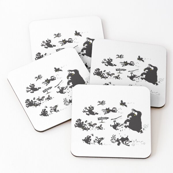 Item preview, Wildlife cartoon silhouettes. designed and sold by Bobb's cartoons.
