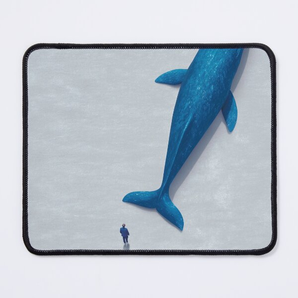 Item preview, Man and Giant Blue Whale designed and sold by lautir.