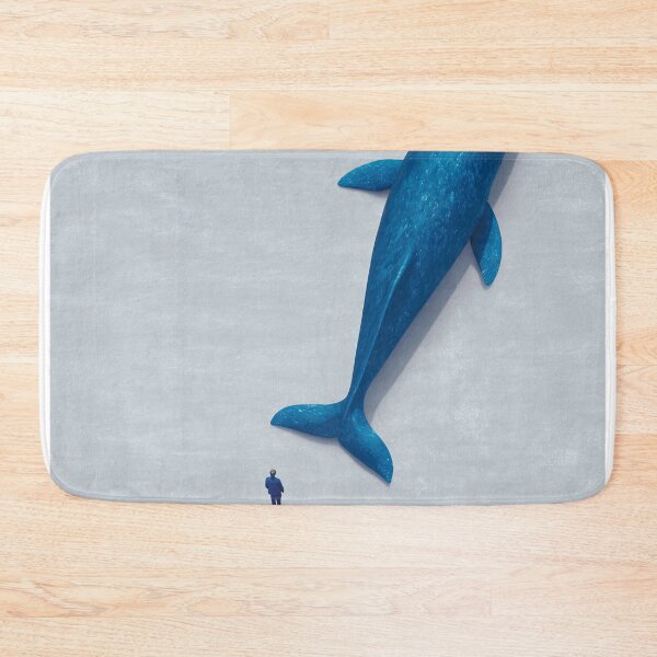 Item preview, Man and Giant Blue Whale designed and sold by lautir.