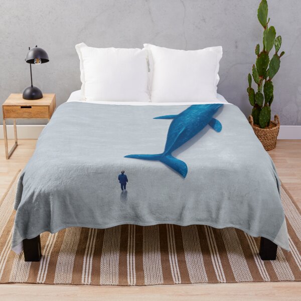 Item preview, Man and Giant Blue Whale designed and sold by lautir.