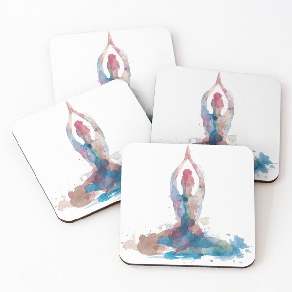 Item preview, Yoga Spirit: Serenity and Watercolor Energy designed and sold by montaodujour.