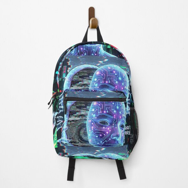 Item preview, Identity Theft Digital Mask Data Breach Glitch designed and sold by TheCalmEdit.