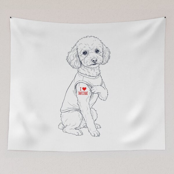 Item preview, Vintage Toy Poodle Mom Tattoo Dog Lover designed and sold by TerryConnells.