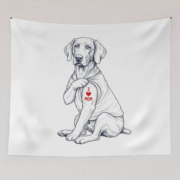 Item preview, Vintage Weimaraner Mom Tattoo Dog Lover designed and sold by TerryConnells.