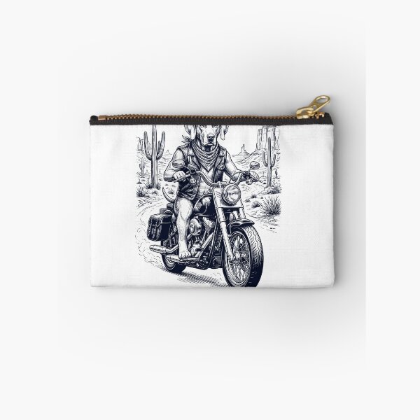 Item preview, Vintage Weimaraner Riding Motorbike Moto Western Cowboy Dog Lover designed and sold by DoodleTortle.