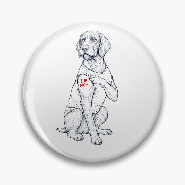Item preview, Vintage Wirehaired Pointing Griffon Mom Tattoo Dog Lover designed and sold by TerryConnells.