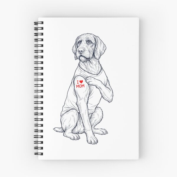 Item preview, Vintage Wirehaired Pointing Griffon Mom Tattoo Dog Lover designed and sold by TerryConnells.