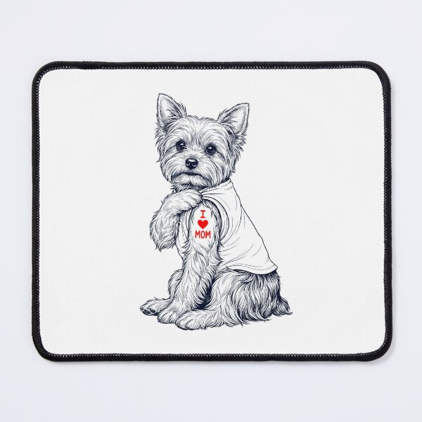 Item preview, Vintage Yorkshire Terrier Mom Tattoo Dog Lover designed and sold by TerryConnells.