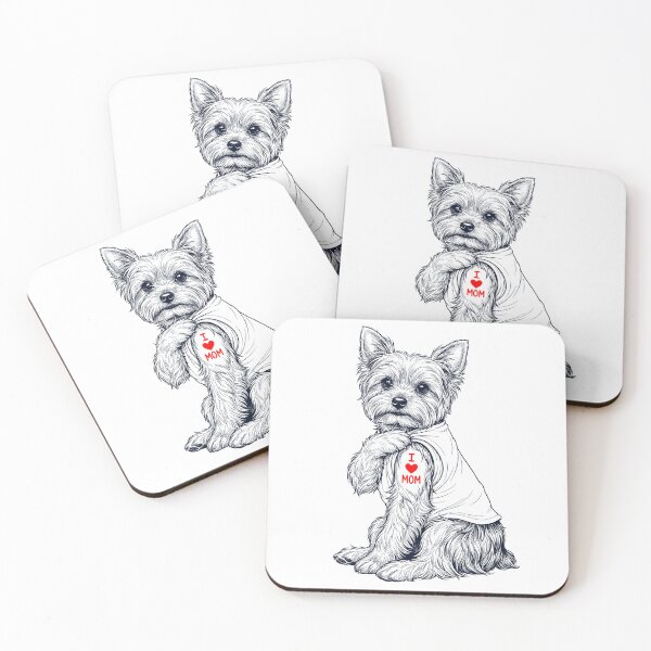Item preview, Vintage Yorkshire Terrier Mom Tattoo Dog Lover designed and sold by TerryConnells.