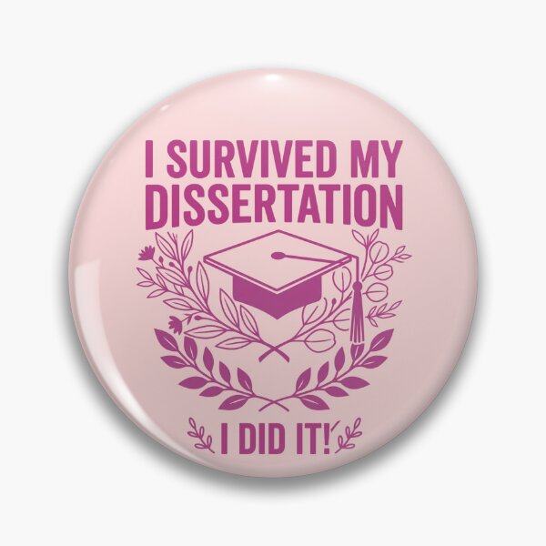 Item preview, Academic Achievement Celebration Gift Dissertation Defended Design for Graduates Modern Botanical Style designed and sold by Im-Ara.