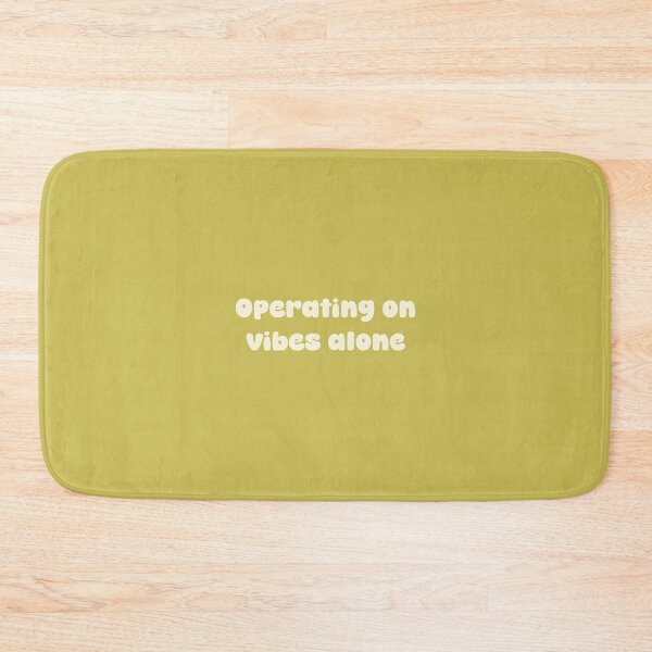 Item preview, Operating on Vibes Alone — Funky Retro Green Quote Print | Millennial Humor Gift for Her designed and sold by Just Vibing Co.