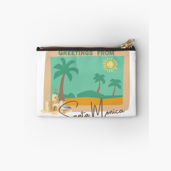 Item preview, Greetings From Santa Monica California — Retro Vintage Beach Postcard Design designed and sold by DonnaRaine.