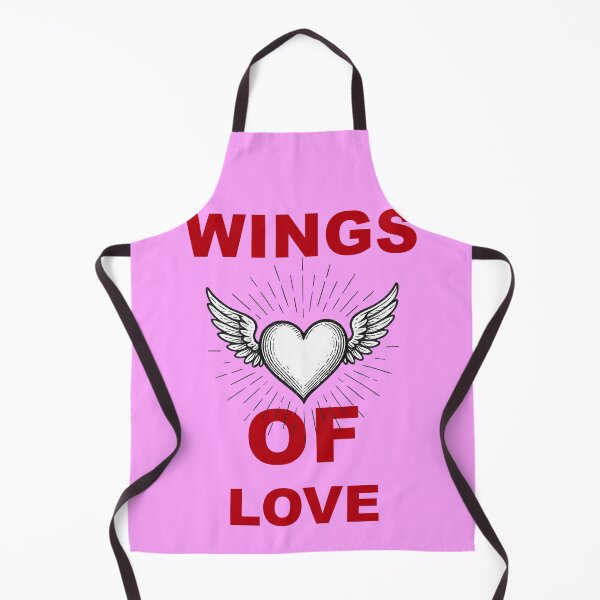 Item preview, Wings of Love Heart Motif in Red and White designed and sold by Mauswohn.
