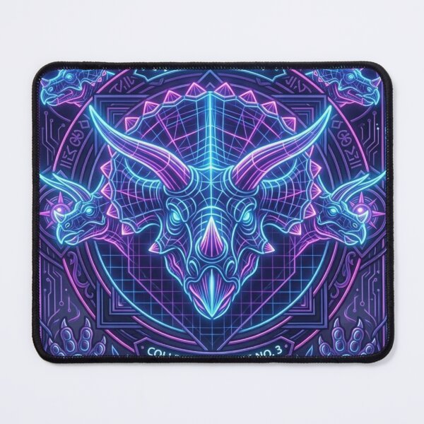 Item preview, Synth wave Dinosaur Crest designed and sold by unboxedbyJuls.