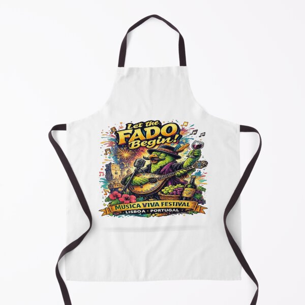 Item preview, Camiseta Let The Fado Begin – Camiseta del Festival de Música de Lisboa, Portugal, Diseño de guitarra portuguesa vintage con loro, Camiseta del Festival Musica Viva designed and sold by Sushikidsntoddlers.