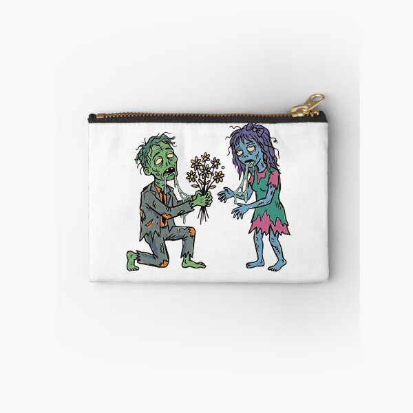 Item preview, Love Never Dies": Undead Zombie Proposal with Wildflowers designed and sold by PM.