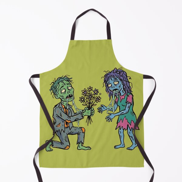 Item preview, Love Never Dies": Undead Zombie Proposal with Wildflowers designed and sold by PM.
