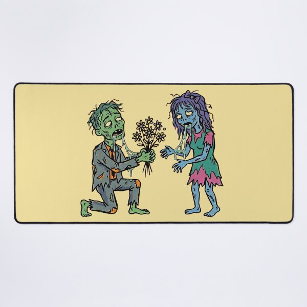 Item preview, Love Never Dies": Undead Zombie Proposal with Wildflowers designed and sold by PM.