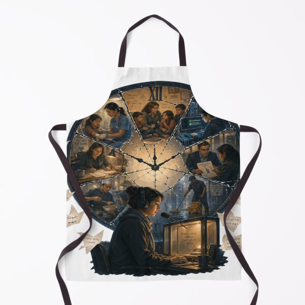 Item preview, Storyteller Desk Collage Art designed and sold by InkNovaLab.