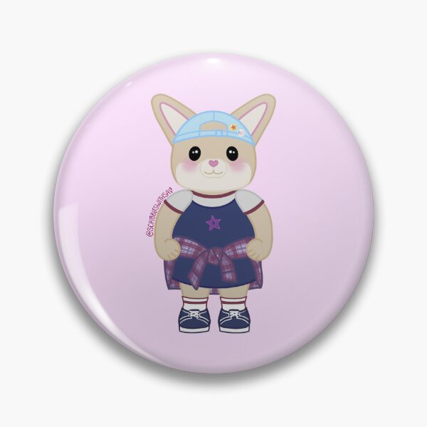 Item preview, Historically Accurate Critter Nicki | 1999 Y2K style baby fennec fox doodle designed and sold by scribbleswithsav.