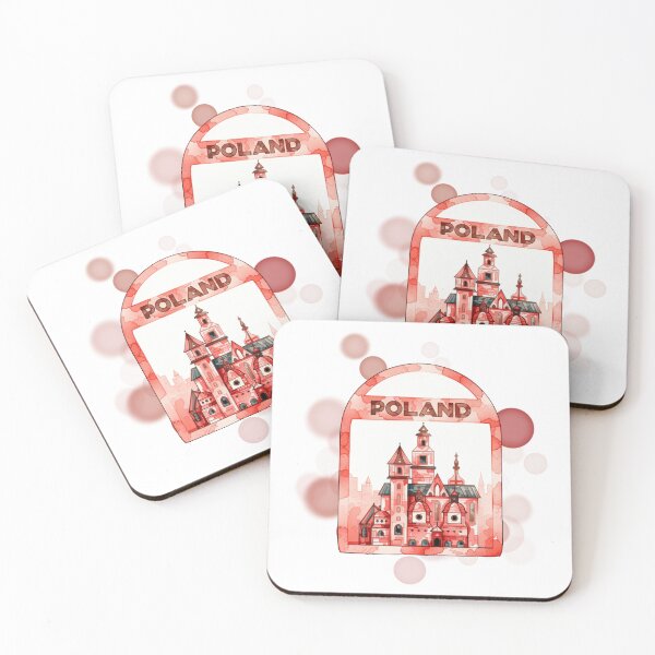 Item preview, Poland Postage Stamp with Buildings and Polska Text Design designed and sold by iamKRUK.