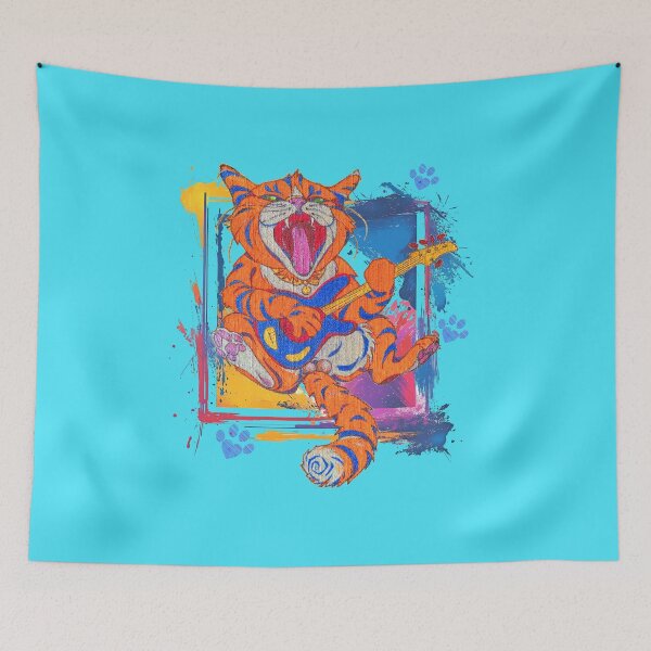 Item preview, The Guitarist Cat designed and sold by design7mylavica.