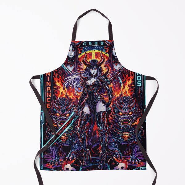 Item preview, Dominance Chaos - Futuristic Cyber Demon Samurai Oni Graphic Art designed and sold by RumiRogue.