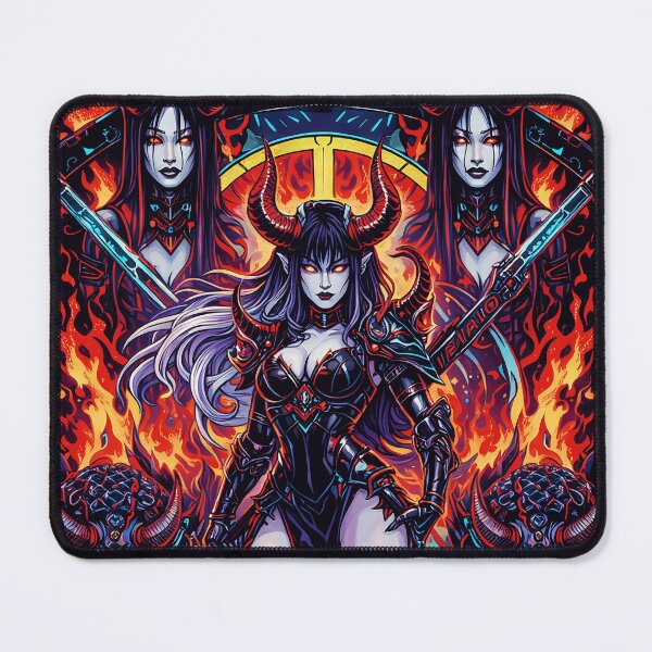 Item preview, Dominance Chaos - Futuristic Cyber Demon Samurai Oni Graphic Art designed and sold by RumiRogue.