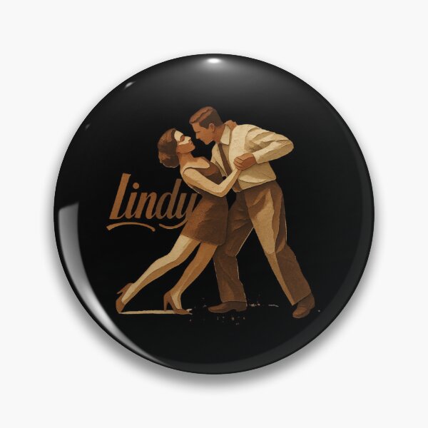 Item preview, Vintage Lindy Hop Dance - Retro Swing Couple Ilustration designed and sold by Cutie Galore.