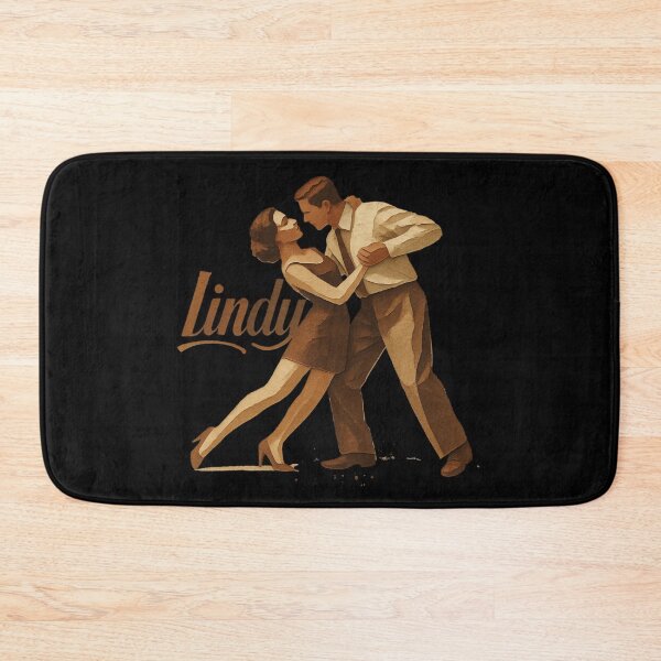 Item preview, Vintage Lindy Hop Dance - Retro Swing Couple Ilustration designed and sold by Cutie Galore.