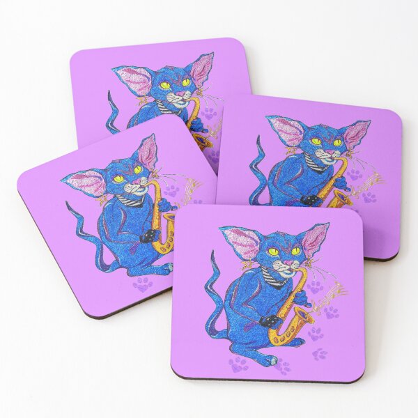 Item preview, The Cat Saxophonist designed and sold by design7mylavica.