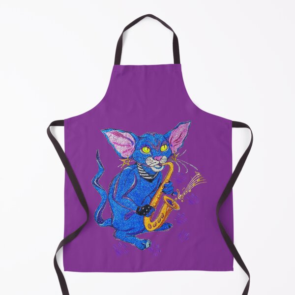 Item preview, The Cat Saxophonist designed and sold by design7mylavica.
