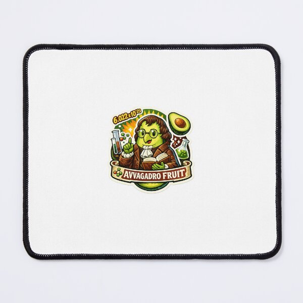 Item preview, Avogadro Fruit Funny Science Sticker | Cute Chemistry Nerd Avocado | 6.022 x 10^23 Mole Design designed and sold by Ishratparween11.