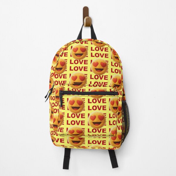 Item preview, Fluffy love smiley with heart eyes typography designed and sold by Mauswohn.