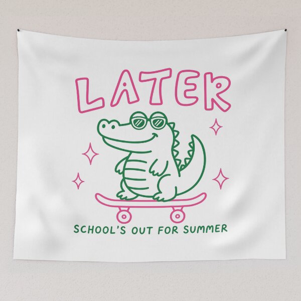 Item preview, Later Gator Schools Out For Summer Funny Last Day Of School Kids Graphic designed and sold by kiralynstration.