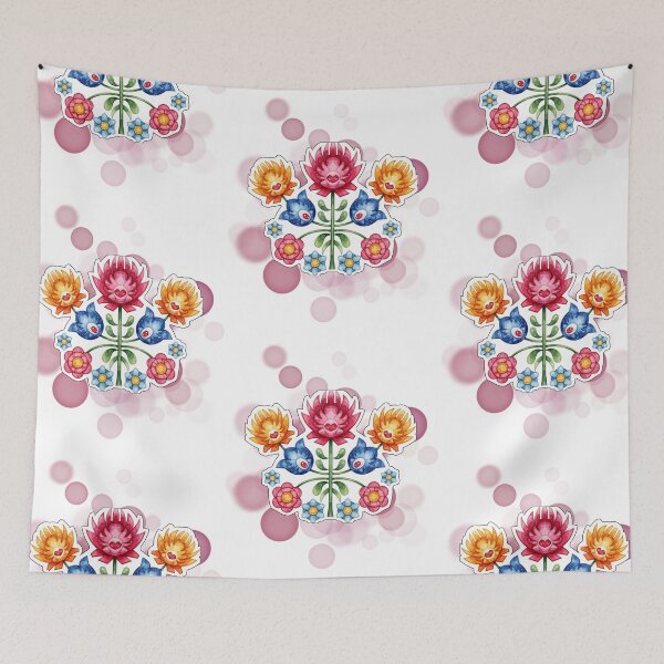 Item preview, Polish Highlander Floral Folk Pattern Goralski Design designed and sold by iamKRUK.