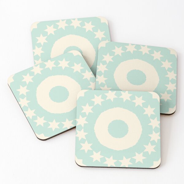 Item preview, Geometric Star Flower Artwork Nordic Color 01 designed and sold by Stefanie Boike.
