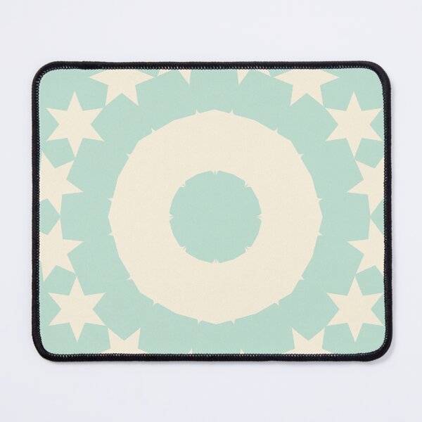Item preview, Geometric Star Flower Artwork Nordic Color 01 designed and sold by Stefanie Boike.